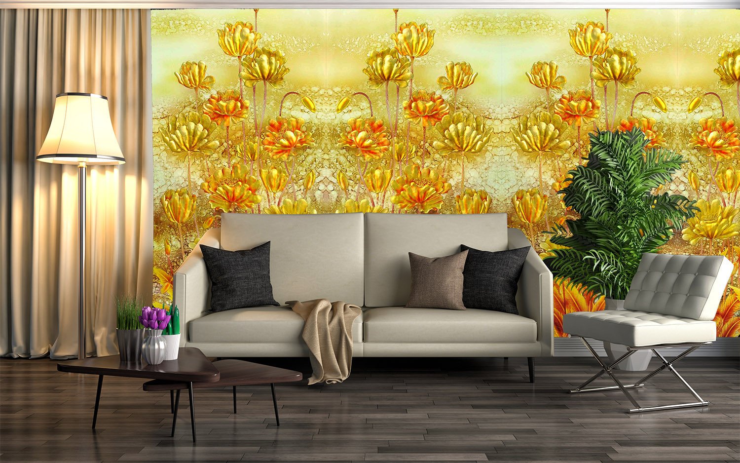 Yellow Flowers 4 Wallpaper AJ Wallpaper