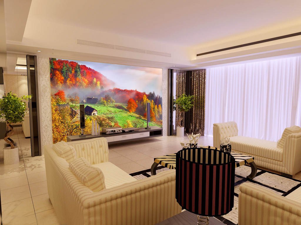 Mountain Village 1 Wallpaper AJ Wallpaper