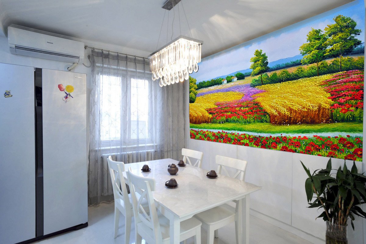 Colorful Farmlands Wallpaper AJ Wallpaper