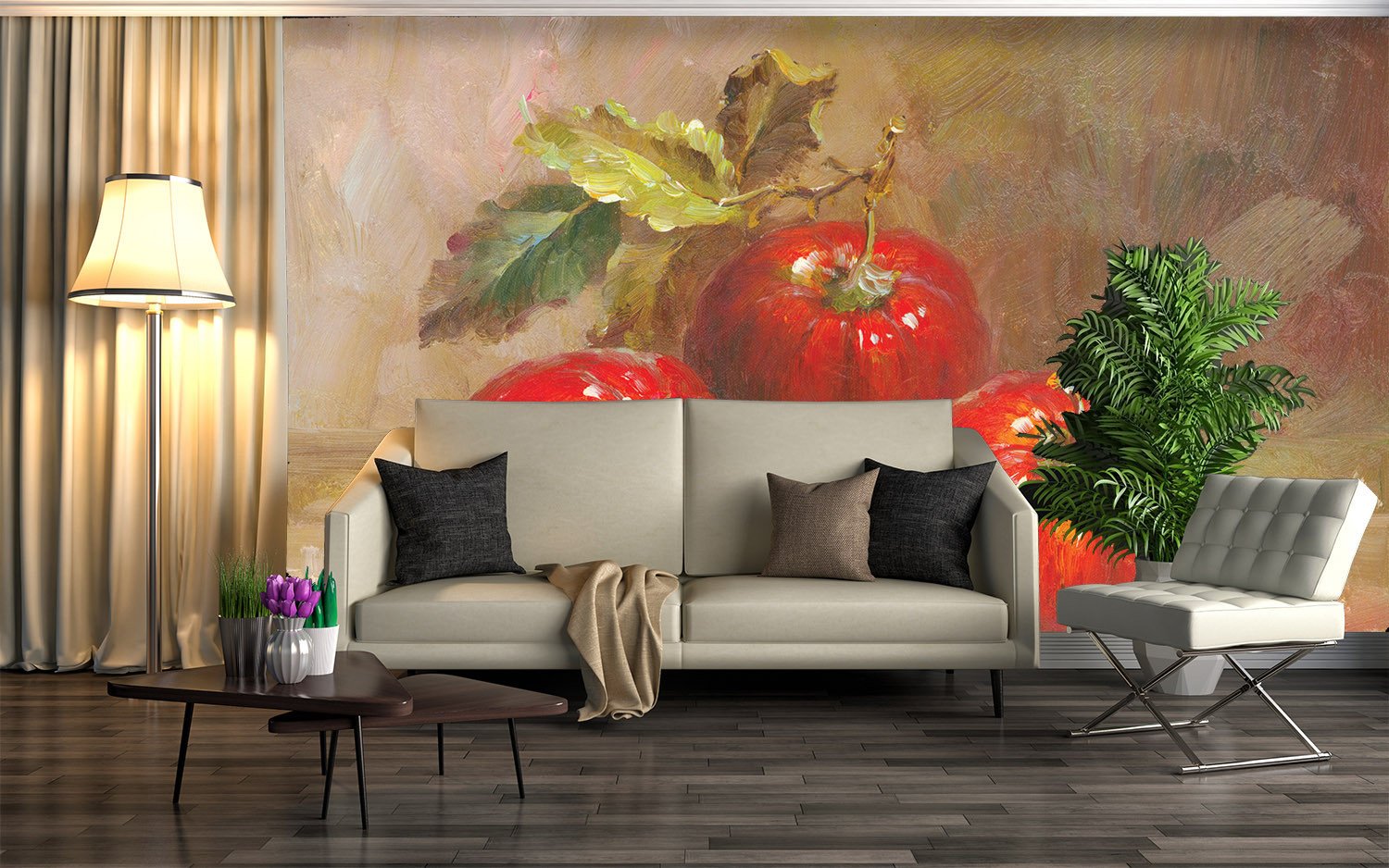 Red Pumpkins Wallpaper AJ Wallpaper