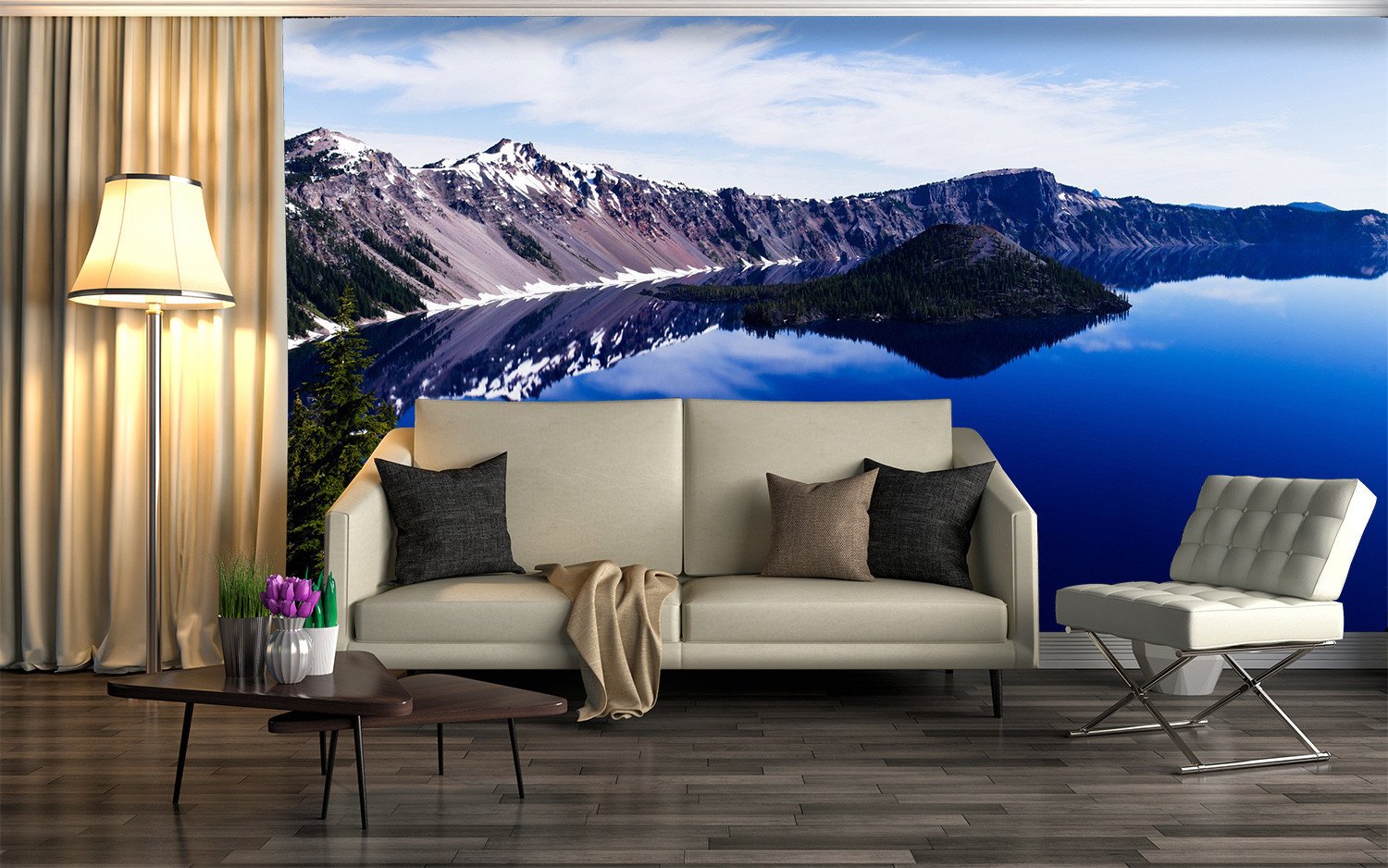 3D Beautiful Lake Scenery 945 Wallpaper AJ Wallpaper