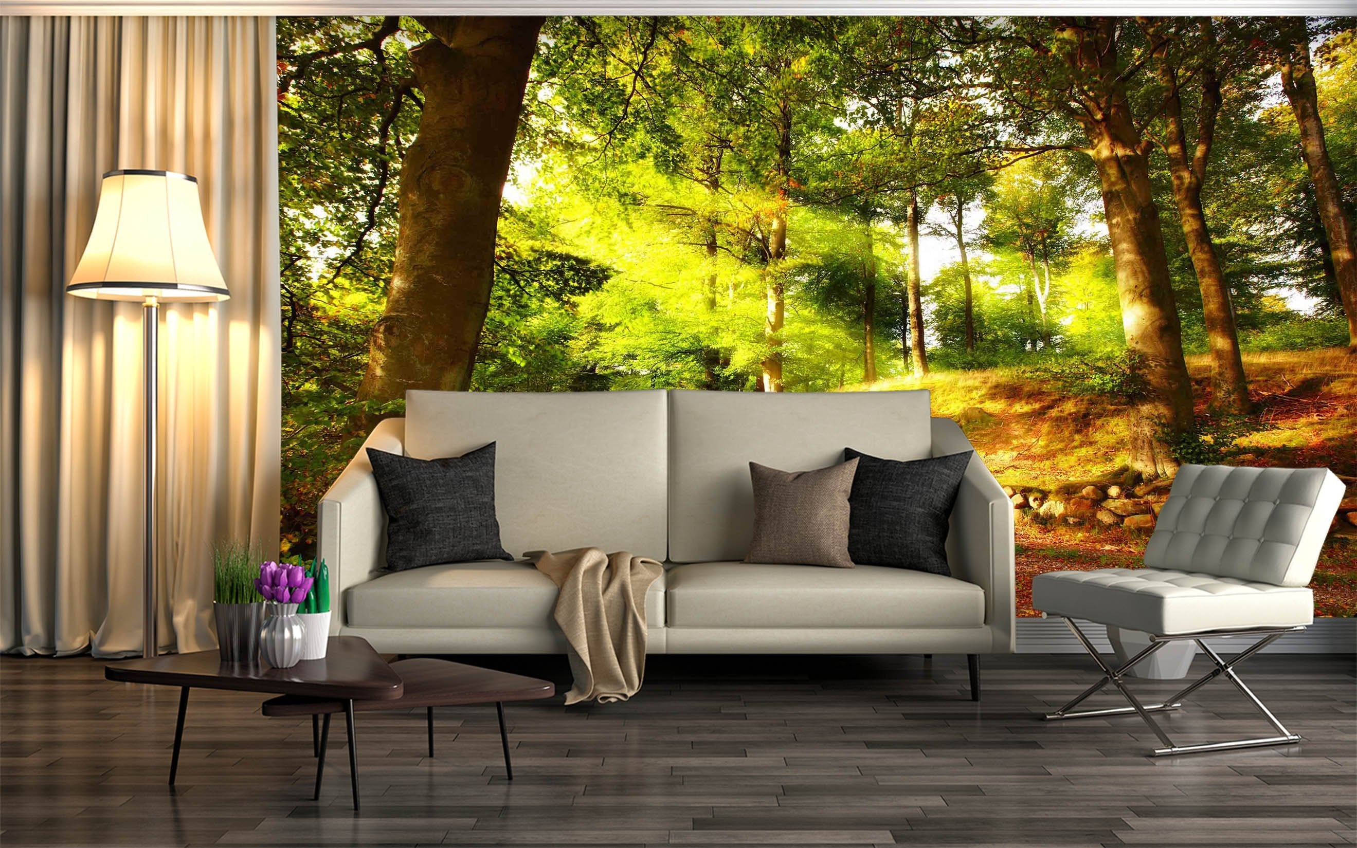 3D Forest Road Sunshine 753 Wallpaper AJ Wallpaper