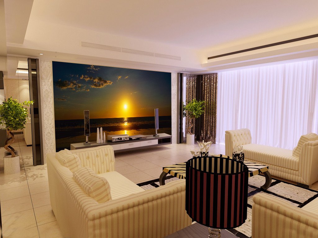 Vast Beach Sunset Wallpaper AJ Wallpaper