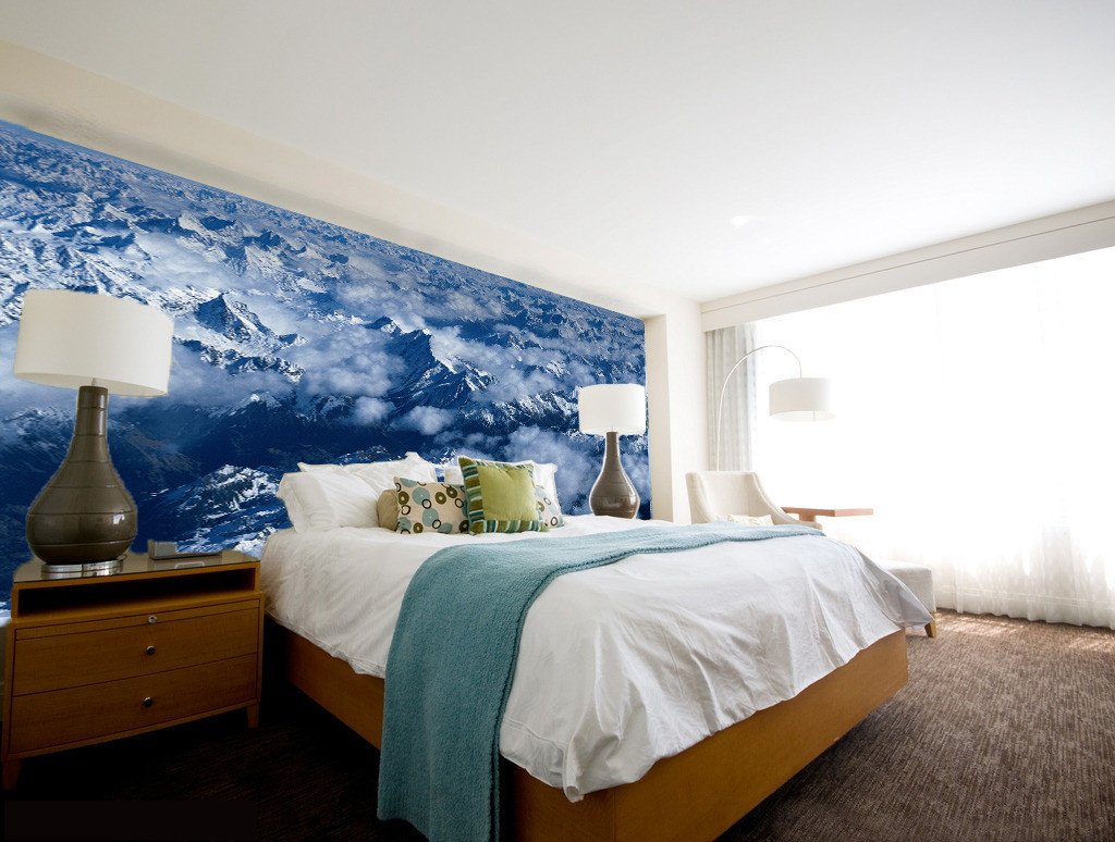 Snow Mountains Landscape Wallpaper AJ Wallpaper