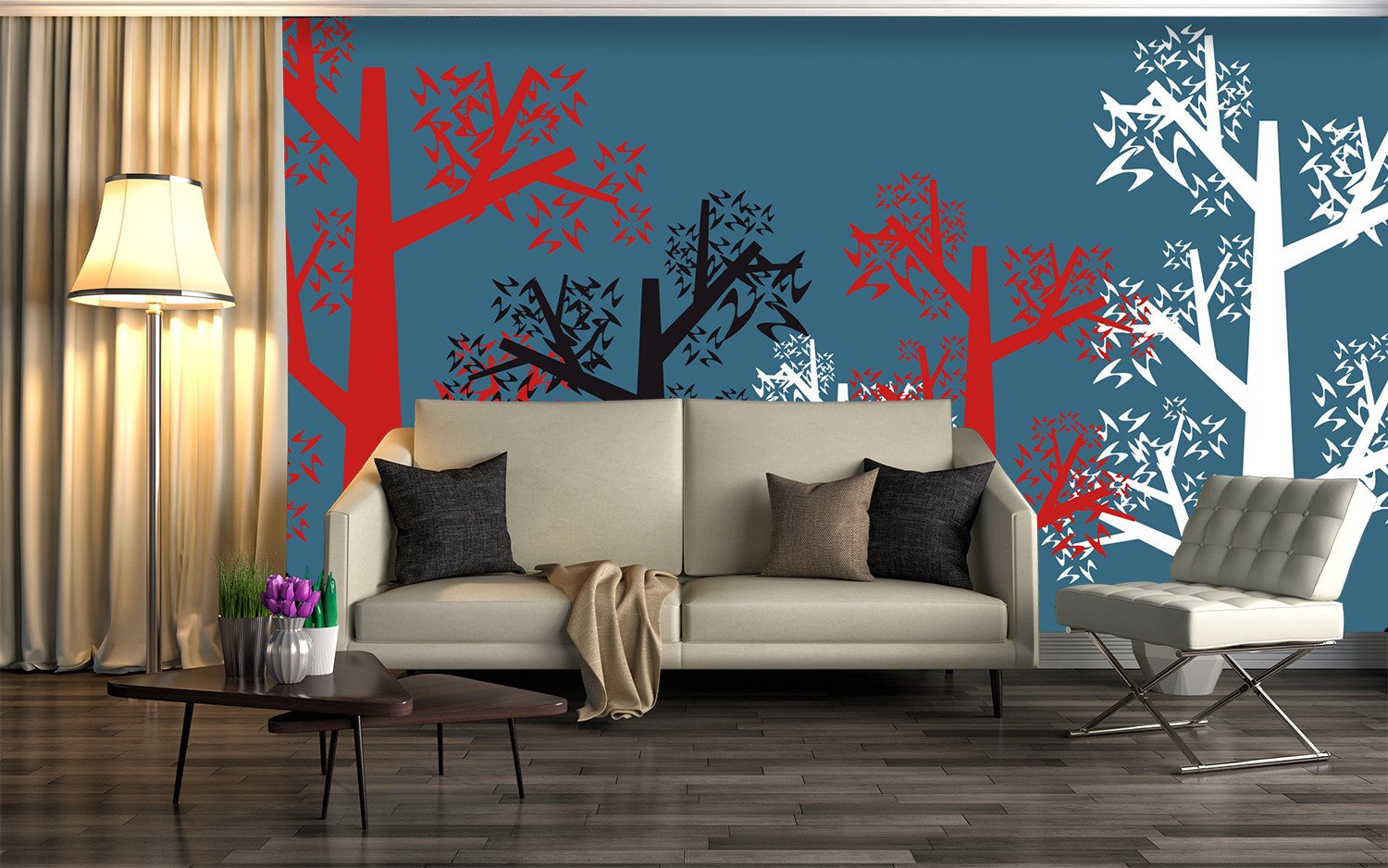 3D Paper Tree 821 Wallpaper AJ Wallpaper