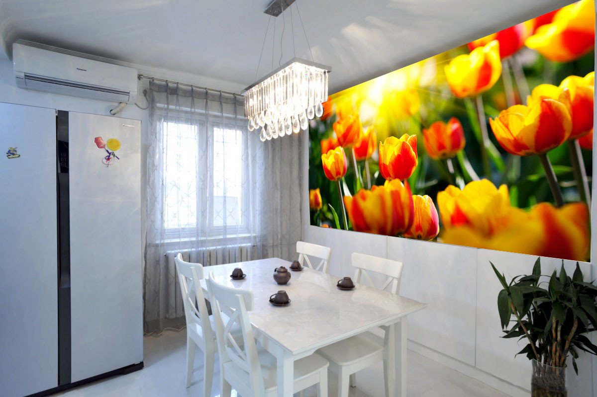 Orange Tulips Wallpaper AJ Wallpaper