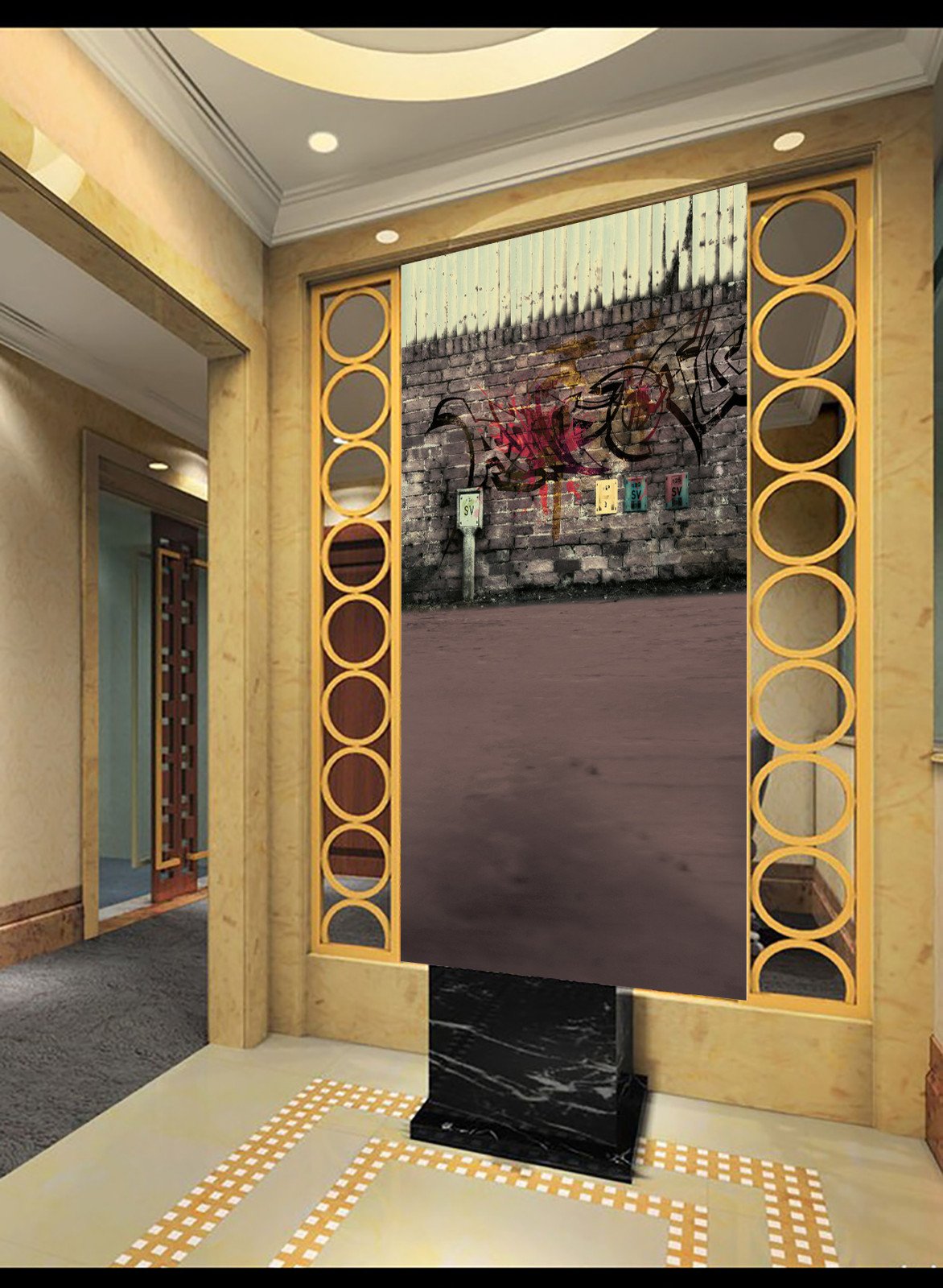 Wall Graffiti Wallpaper AJ Wallpaper