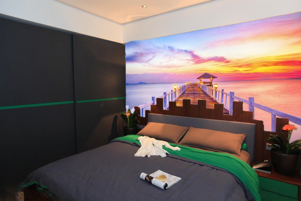 Sea Promenade Wallpaper AJ Wallpaper