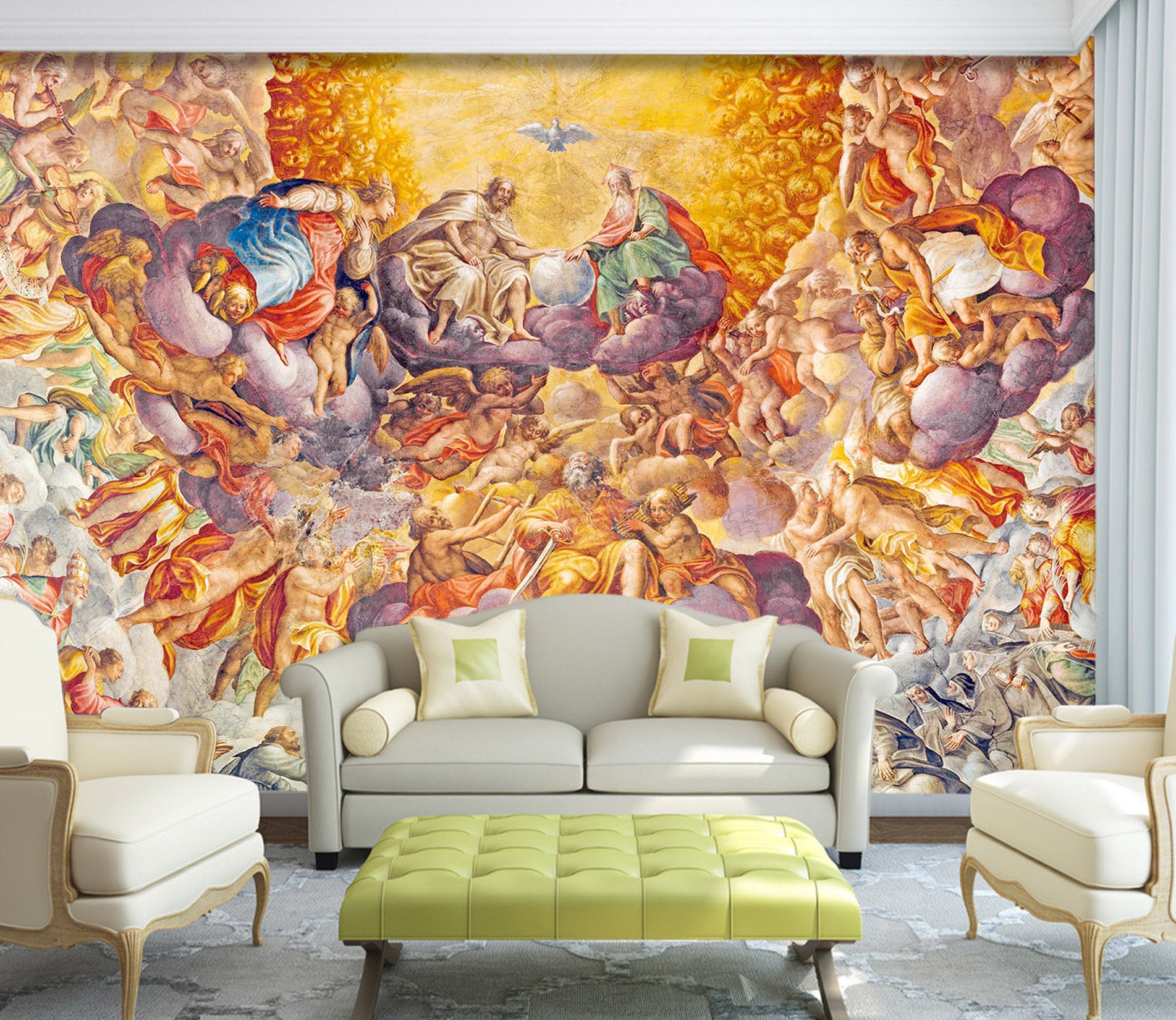 3D Pious Faith 1608 Wall Murals