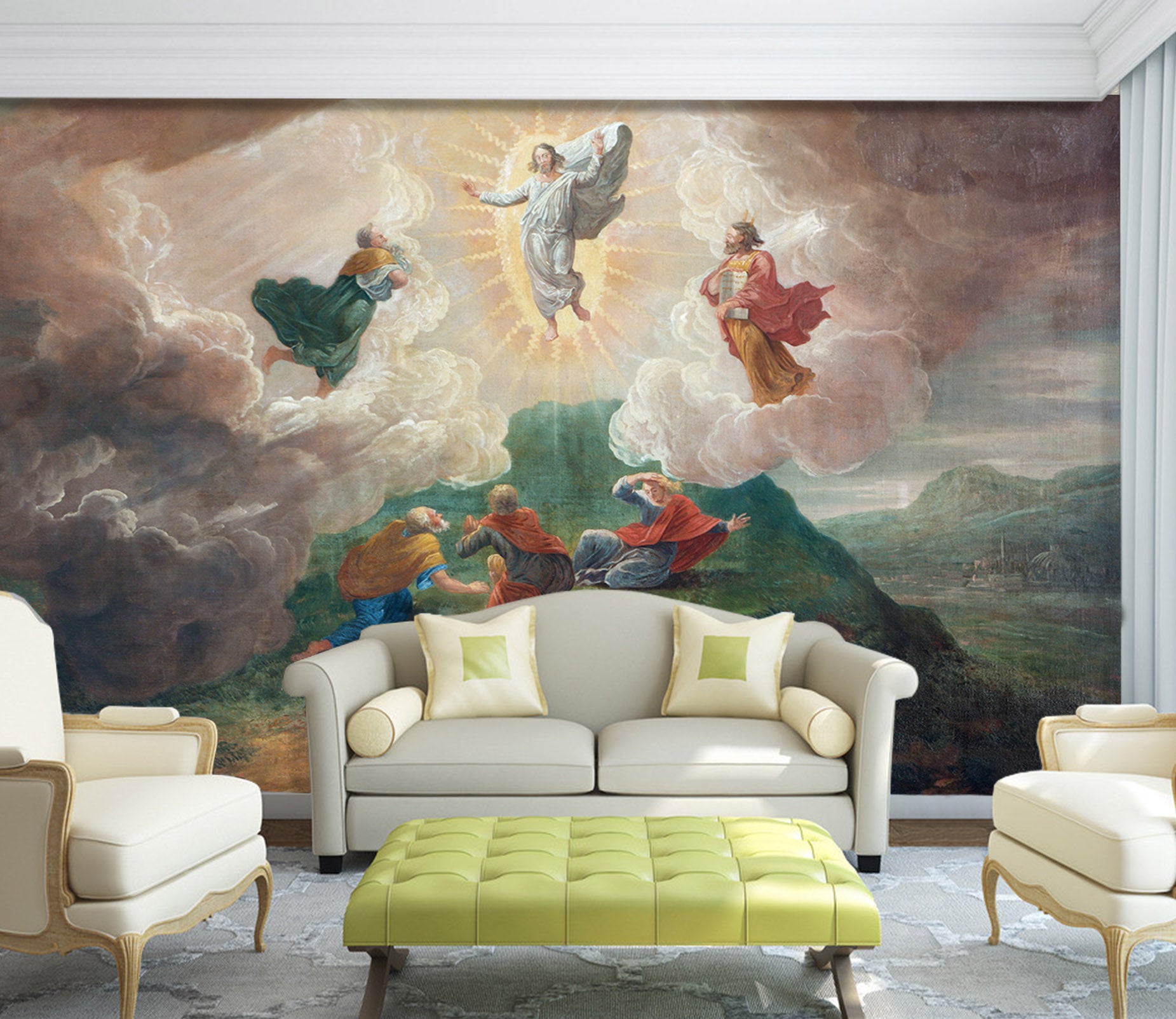 3D Golden Angel 1531 Wall Murals