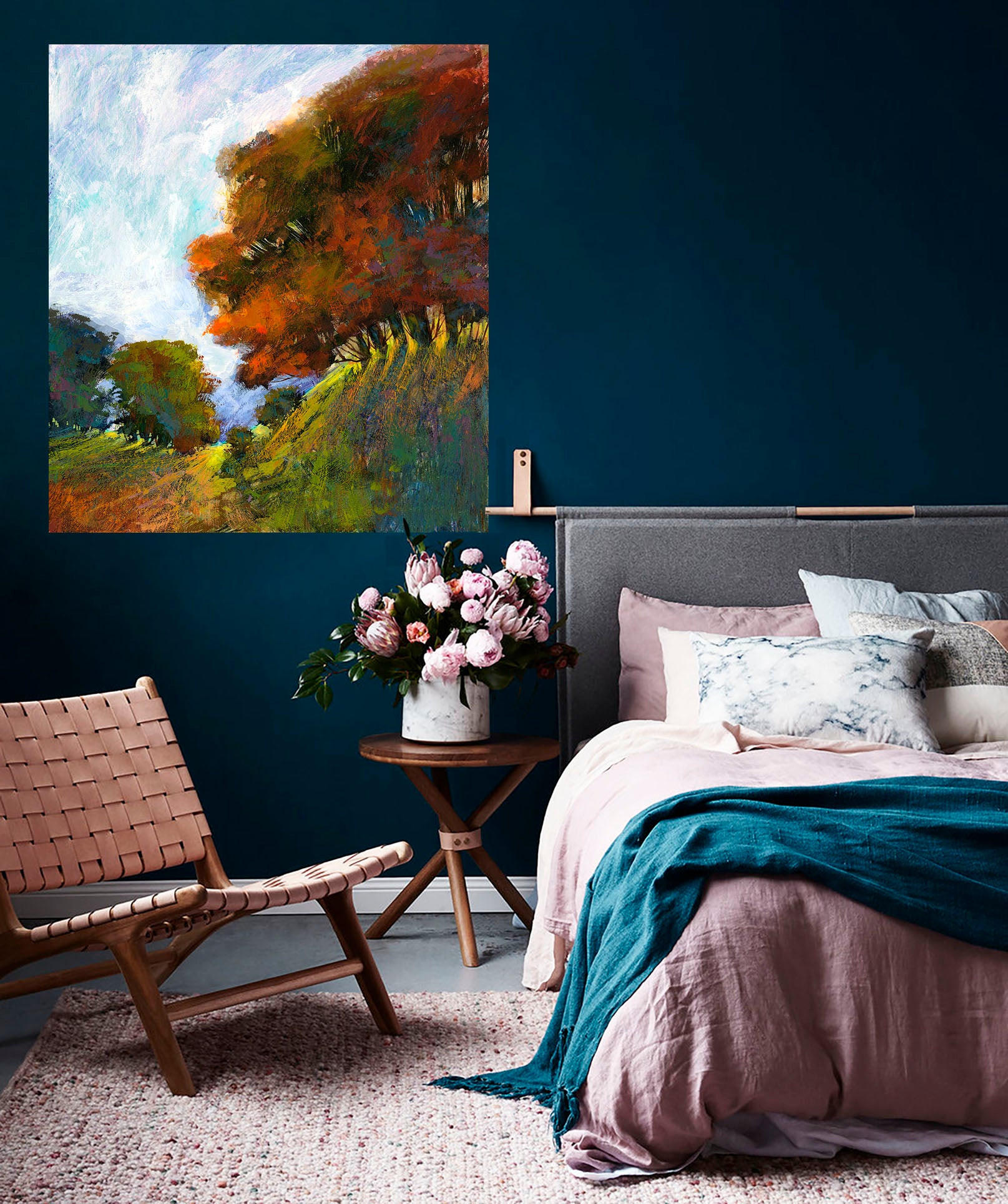 3D Red Maple Leaf 051 Michael Tienhaara Wall Sticker