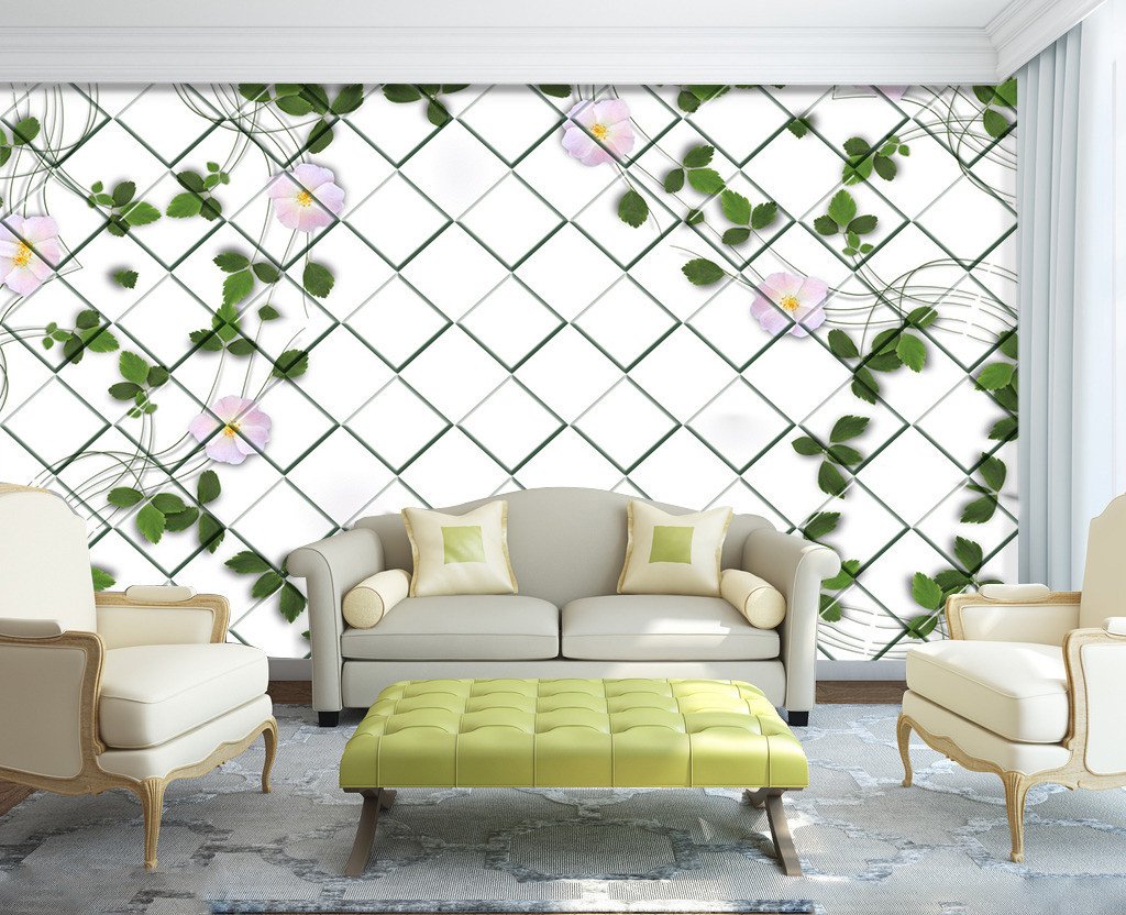 3D Green Tree Leaves 047 Wallpaper AJ Wallpaper