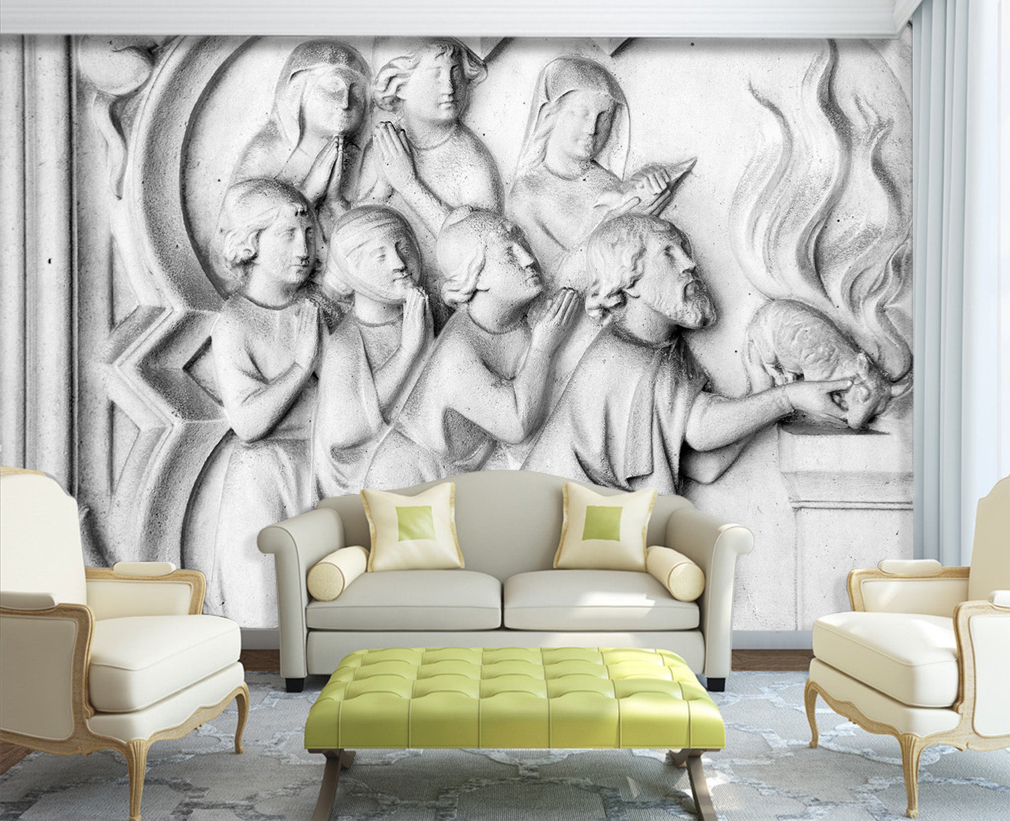 3D Lady Figure 1533 Wall Murals