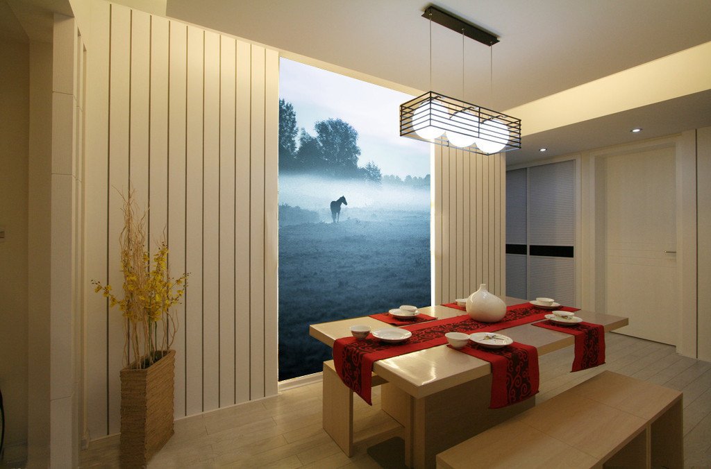 Foggy Wilderness Horse Wallpaper AJ Wallpaper