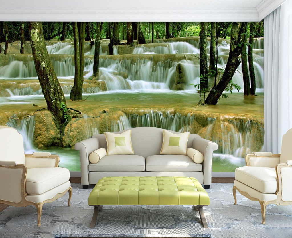 3D Forest Stream 298 Wallpaper AJ Wallpaper