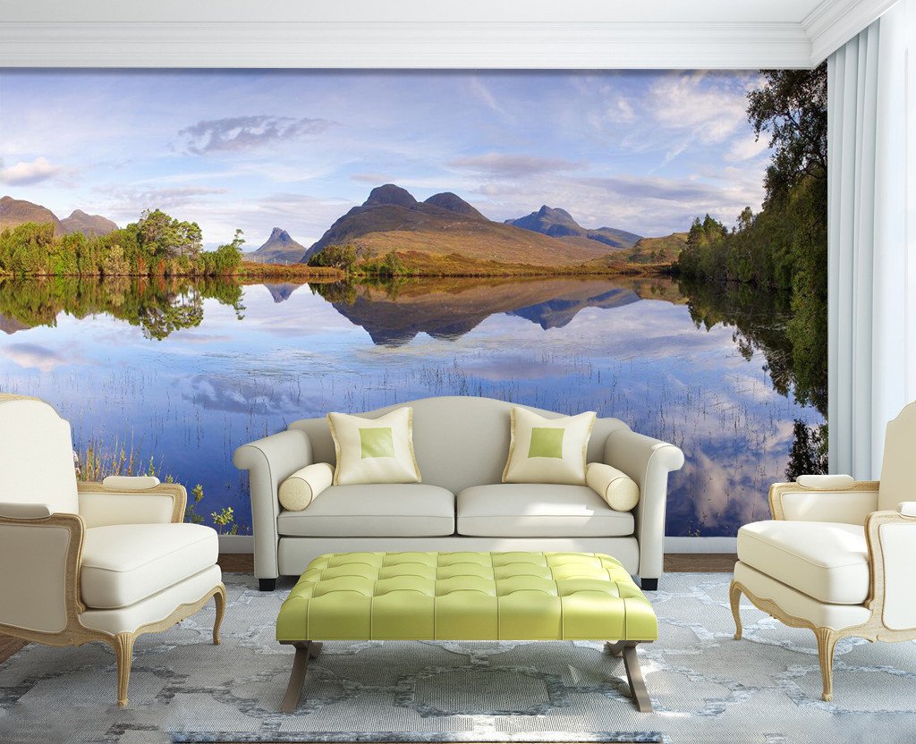 Blue Lake And Green Tree 46 Wallpaper AJ Wallpaper