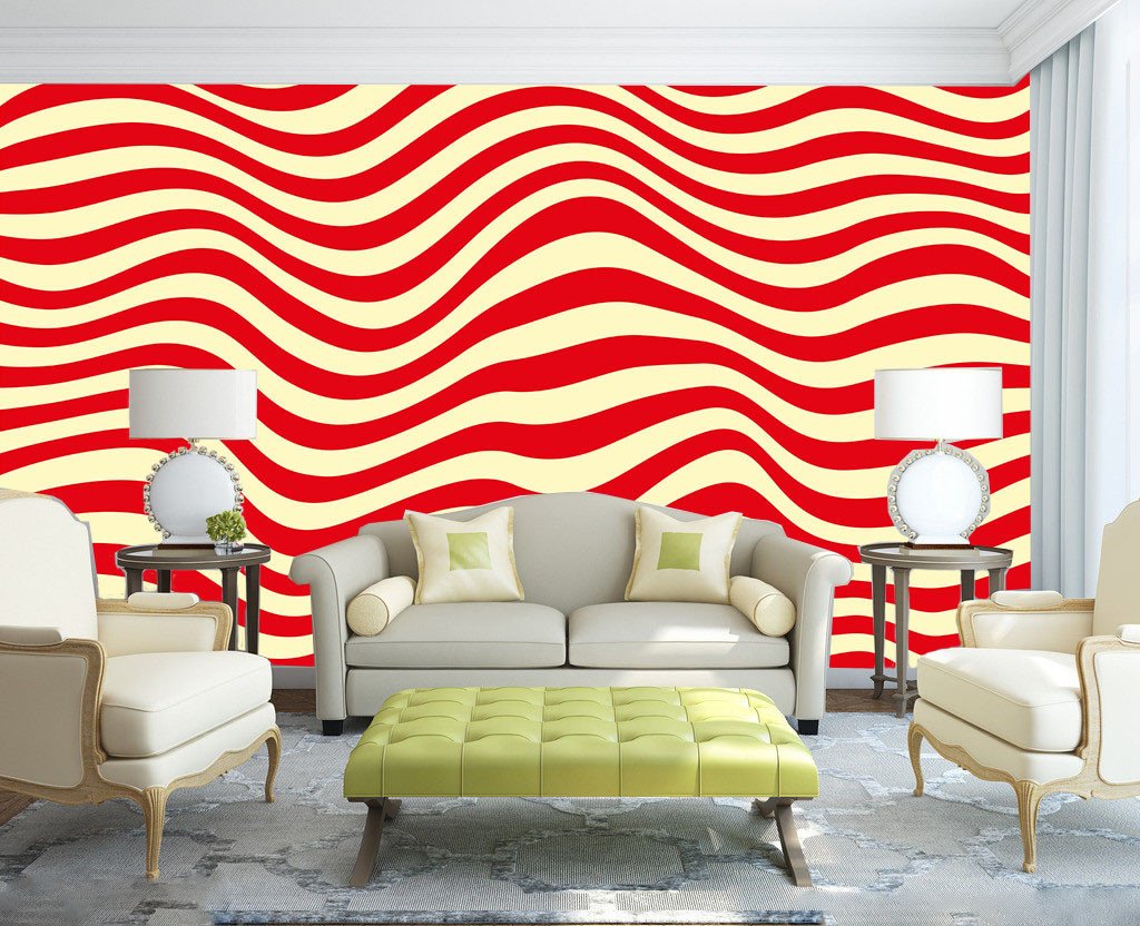 Red Corrugated Wallpaper AJ Wallpaper