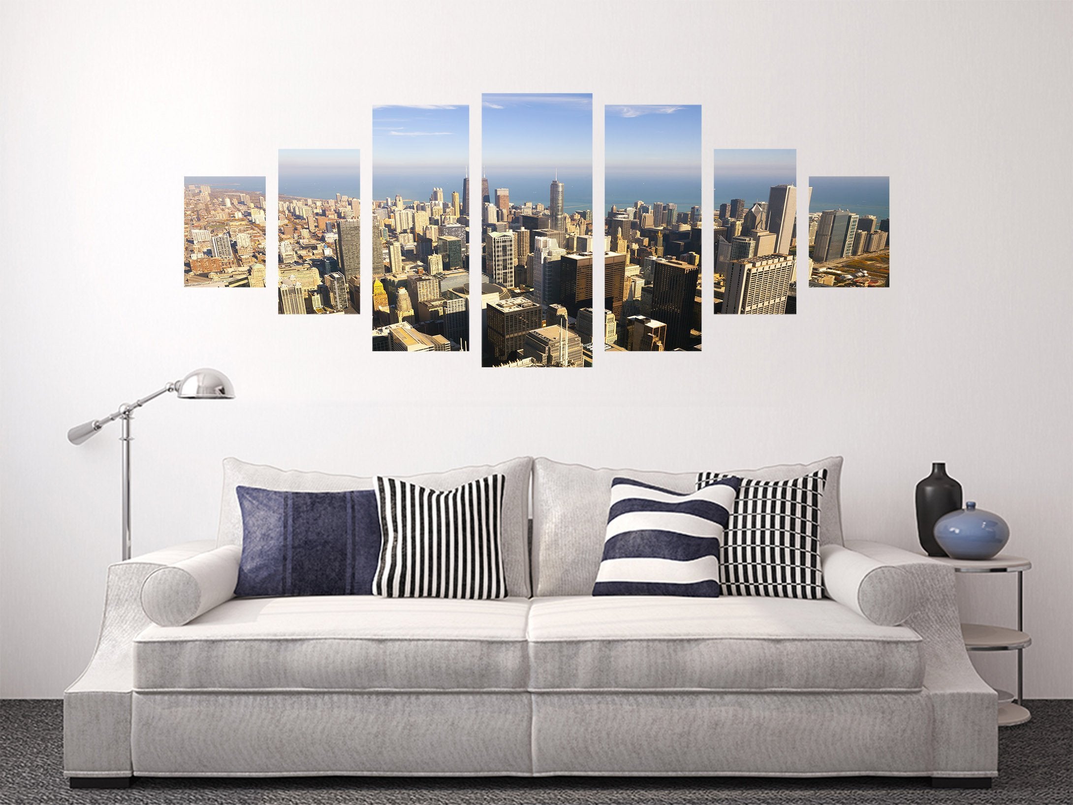 3D City Summer 127 Unframed Print Wallpaper Wallpaper AJ Wallpaper