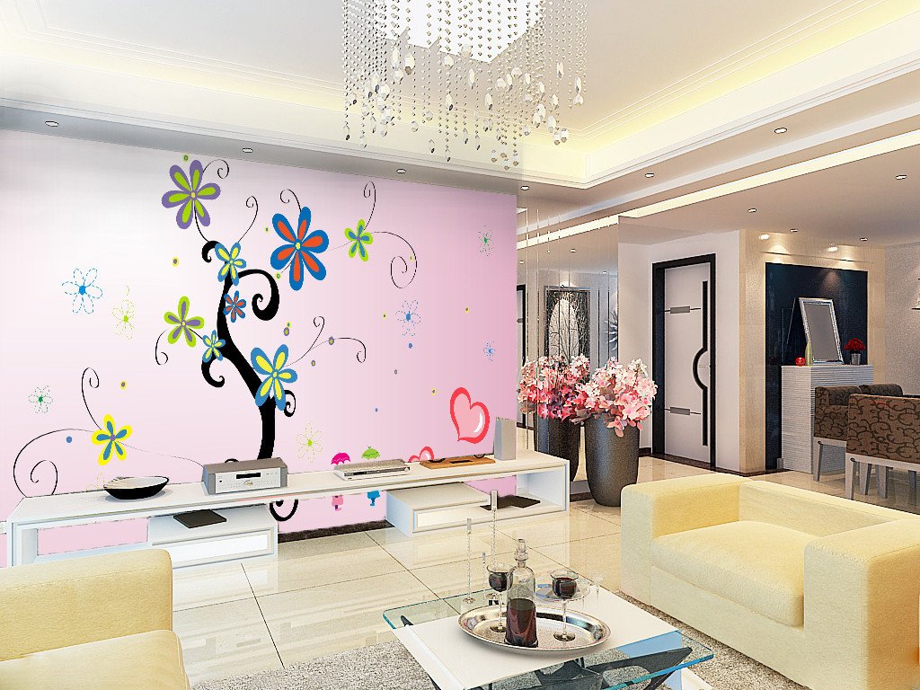 3D Flower Tree 176 Wallpaper AJ Wallpaper 2