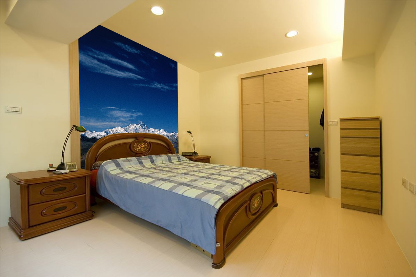 Snow-Capped Mountains Wallpaper AJ Wallpaper