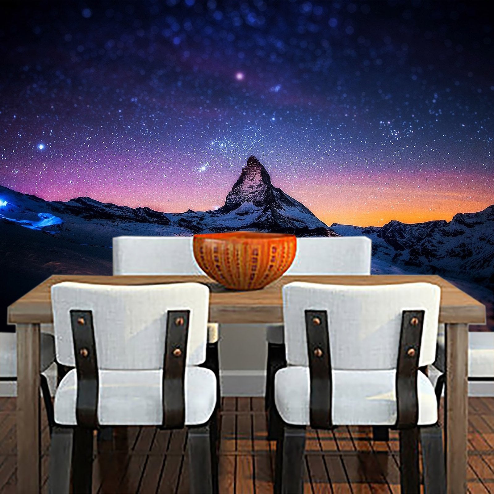 3D Night Mountains 038 Wallpaper AJ Wallpaper