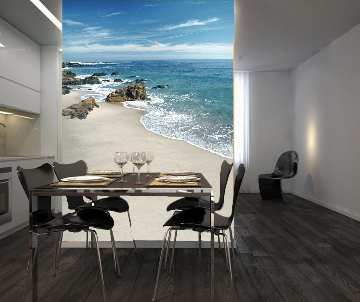 Beach Stones Wallpaper AJ Wallpaper