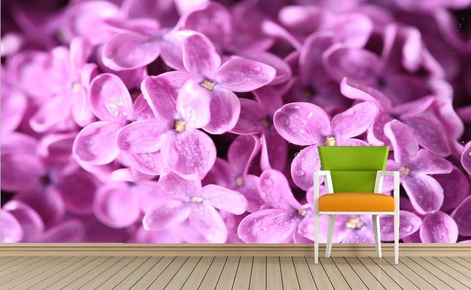 Purple Flowers 2 Wallpaper AJ Wallpaper