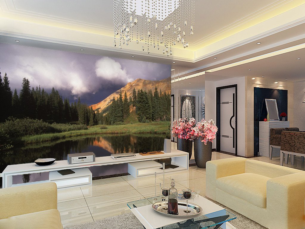 Mountains Lake Wallpaper AJ Wallpaper