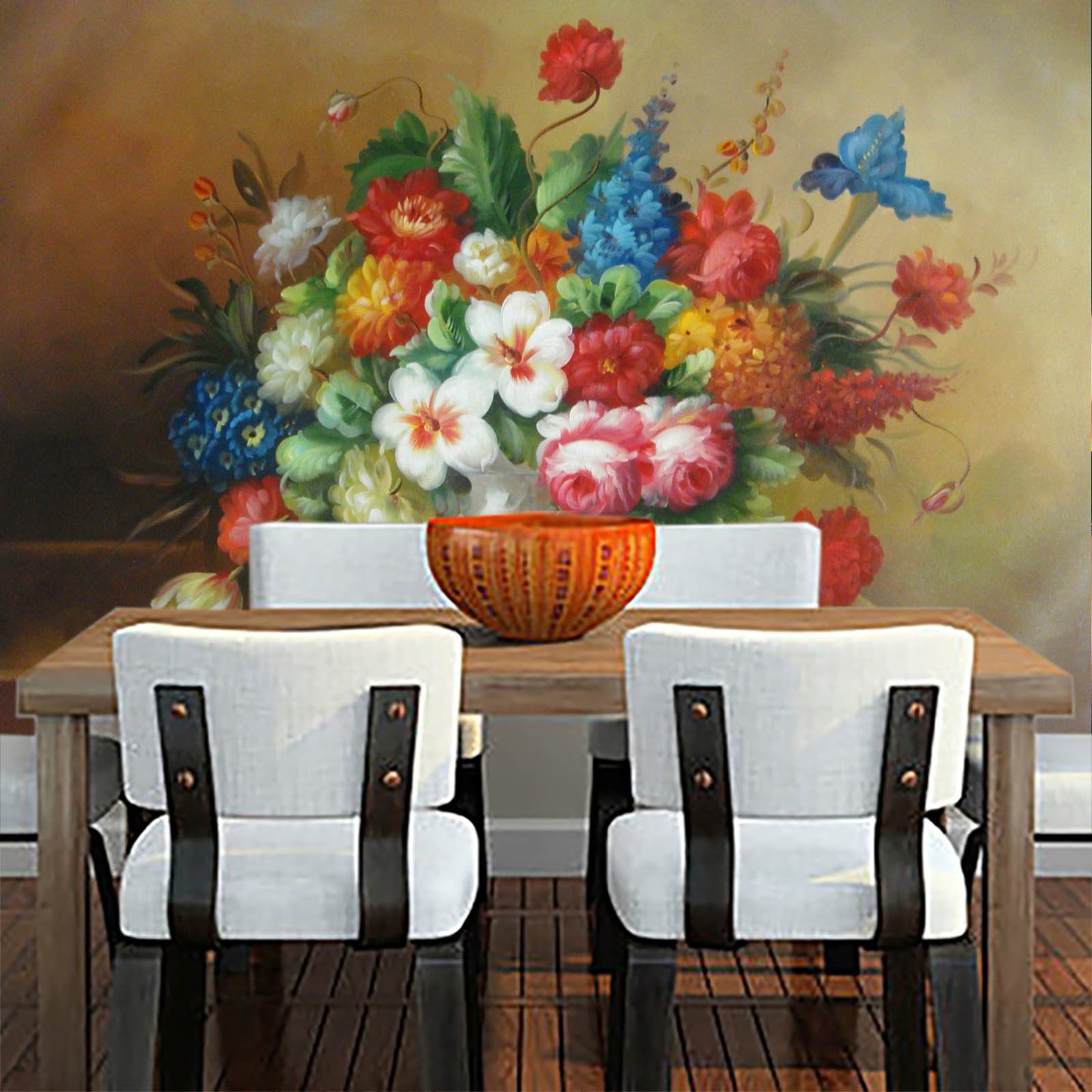 Colorful Lush Vase Wallpaper AJ Wallpaper 2