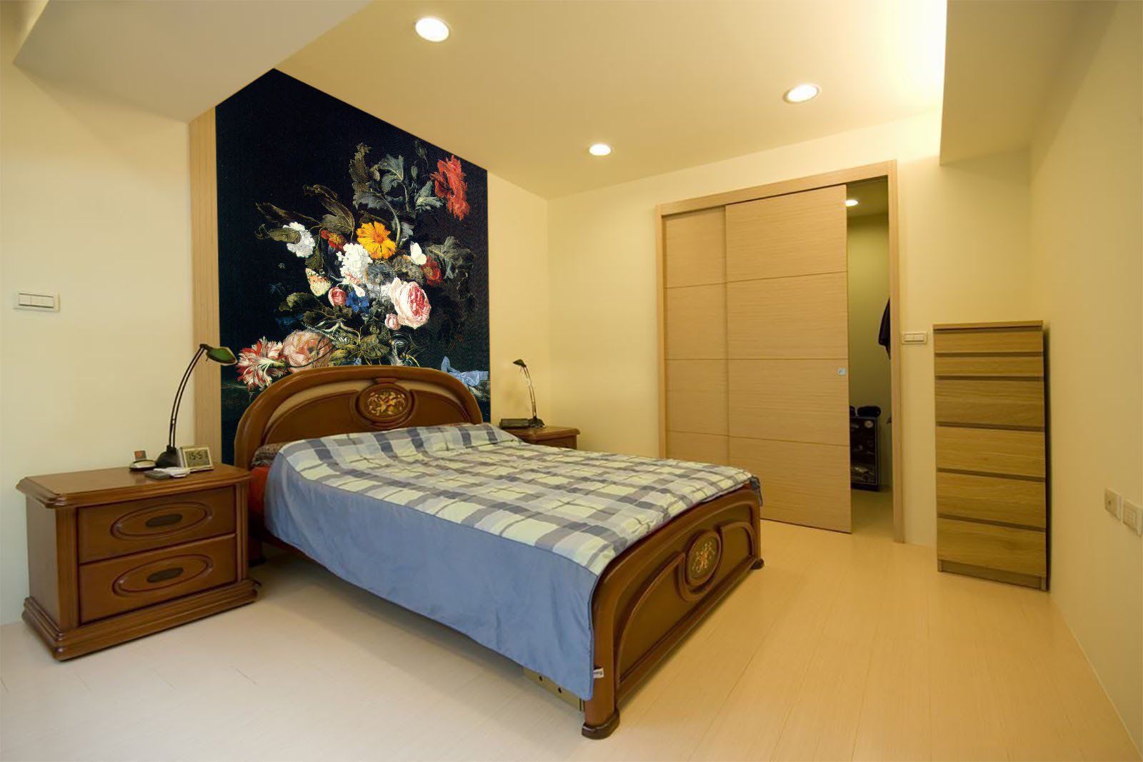 Blossoms Vase Wallpaper AJ Wallpaper