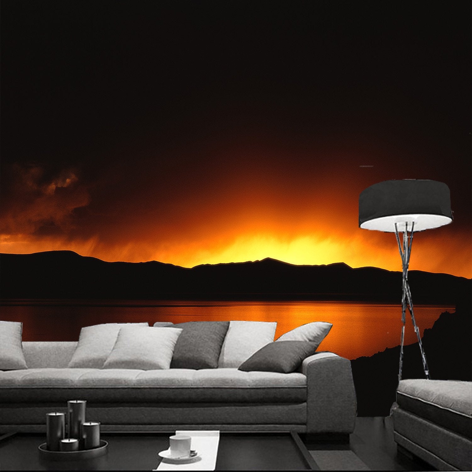 Orange Sky 1 Wallpaper AJ Wallpaper