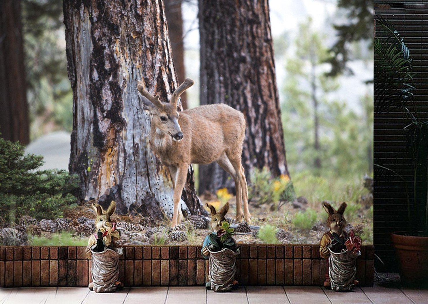 3D A Little Deer 628 Wallpaper AJ Wallpaper