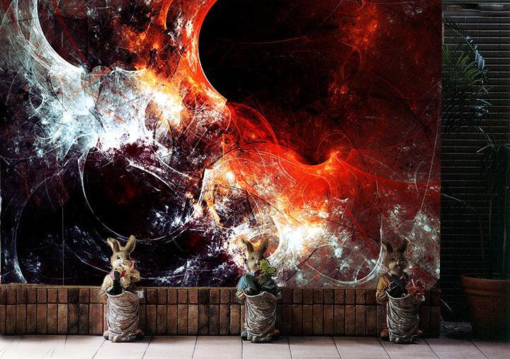 3D Irregular Red 187 Wallpaper AJ Wallpaper