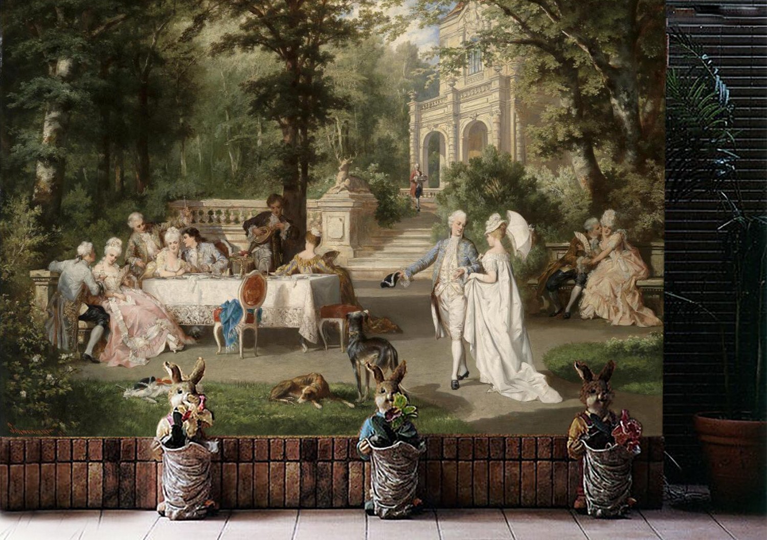 Gathering Outside The Palace 234 Wallpaper AJ Wallpaper 1