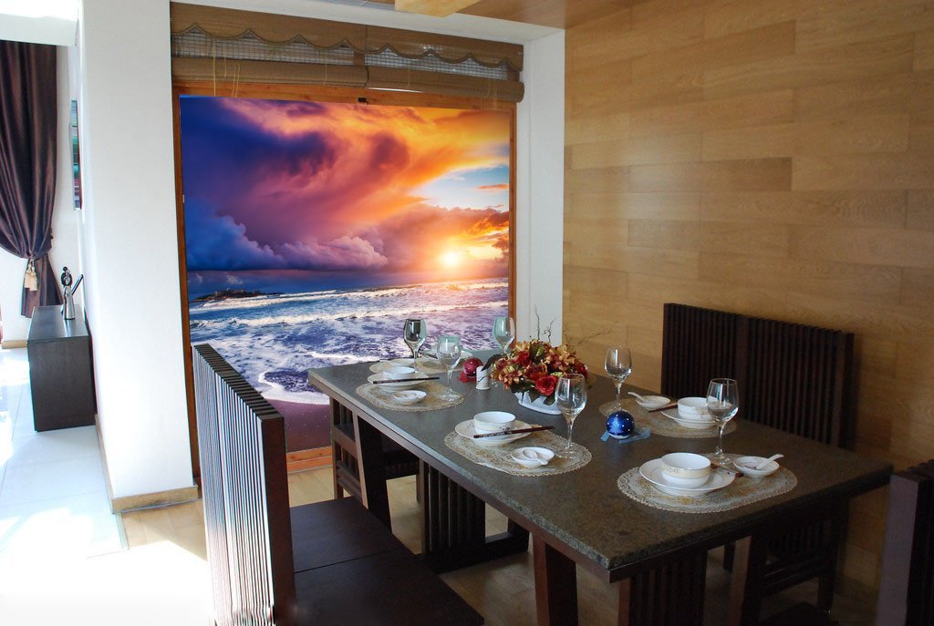 3D Dusk Sea 106 Wallpaper AJ Wallpaper