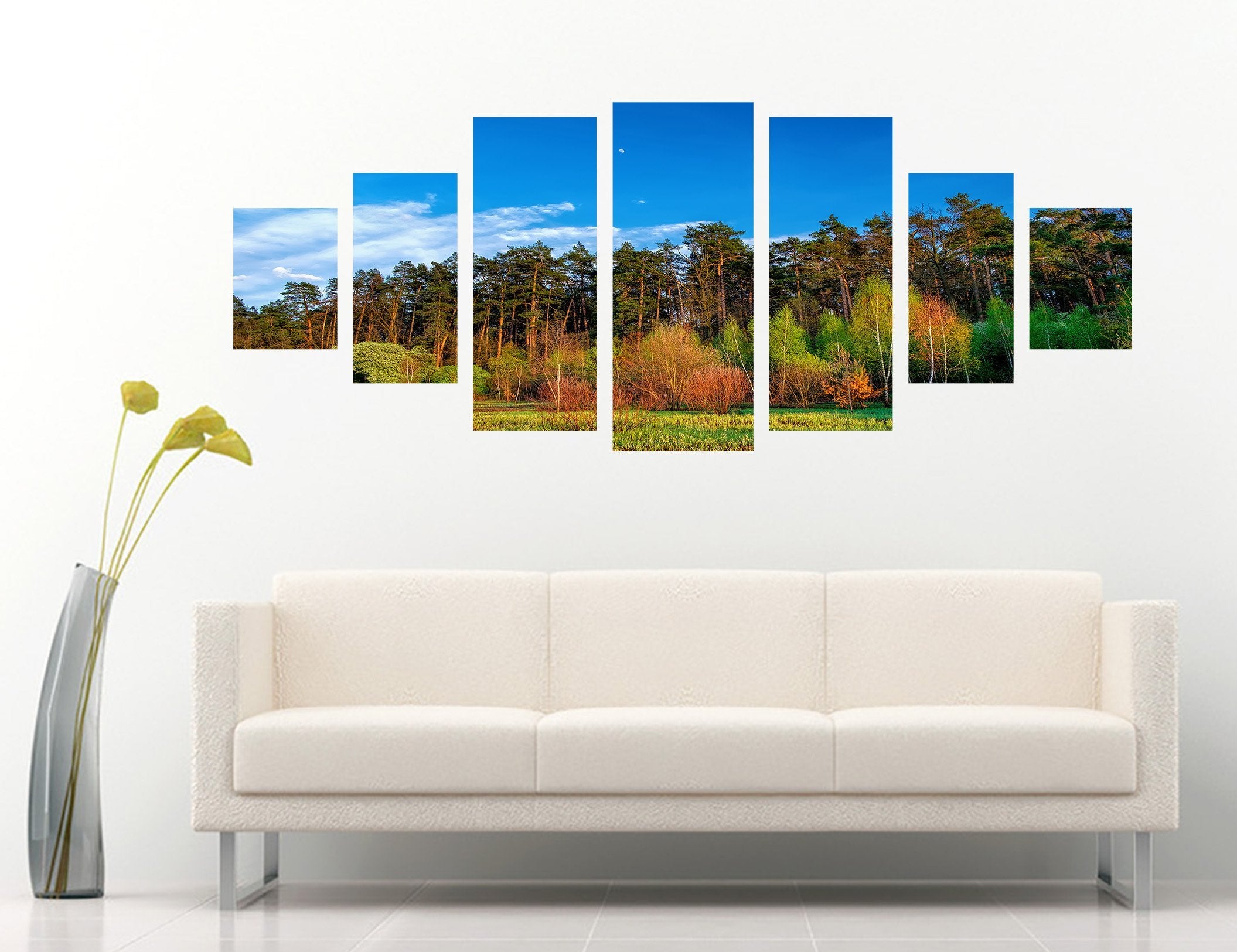 3D Forest Lawn 193 Unframed Print Wallpaper Wallpaper AJ Wallpaper