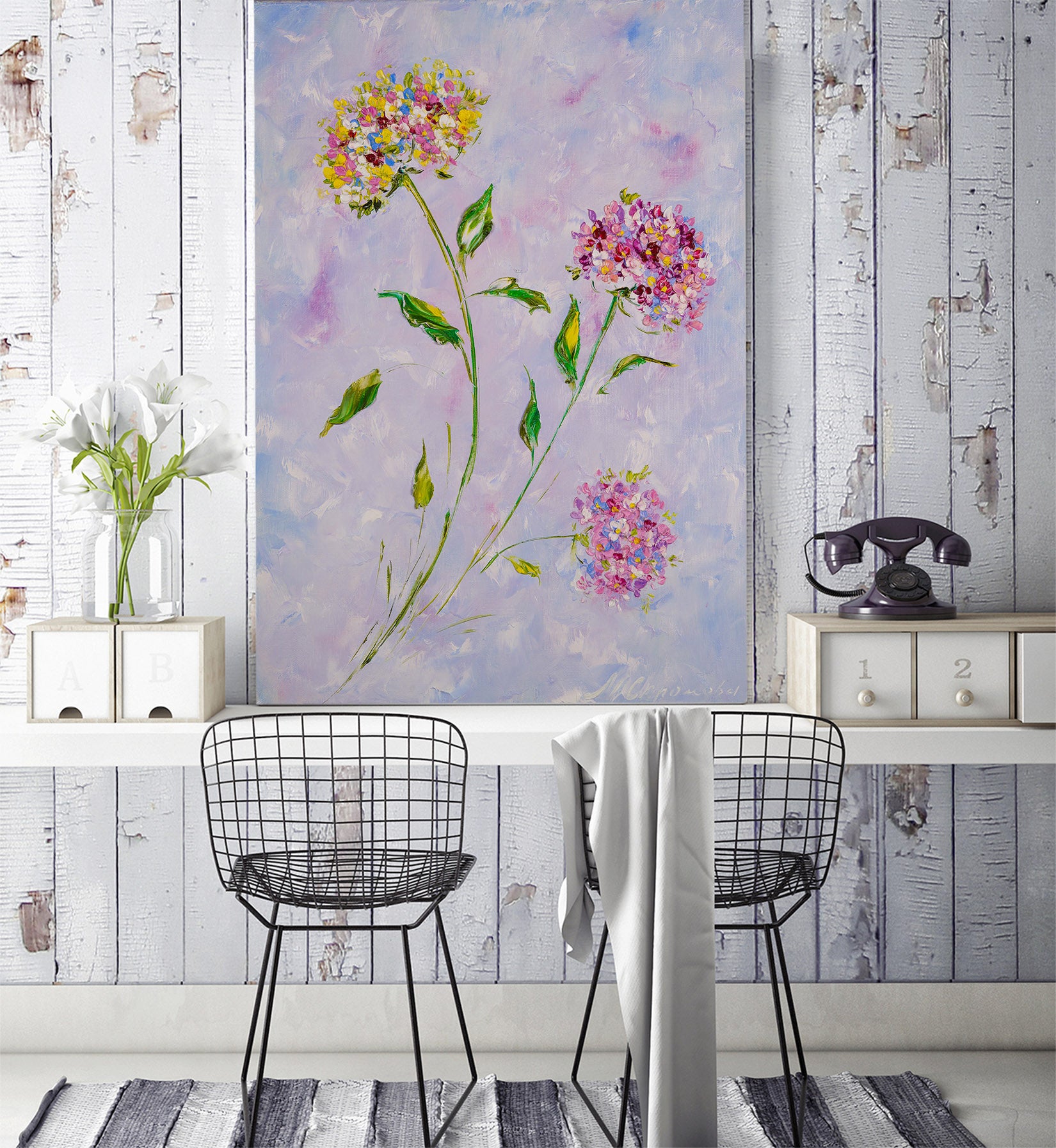 3D Colorful Flower 278 Skromova Marina Wall Mural Wall Murals