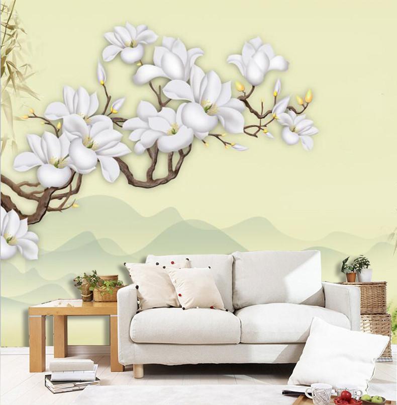 Painting White Flower 67 Wallpaper AJ Wallpaper 1