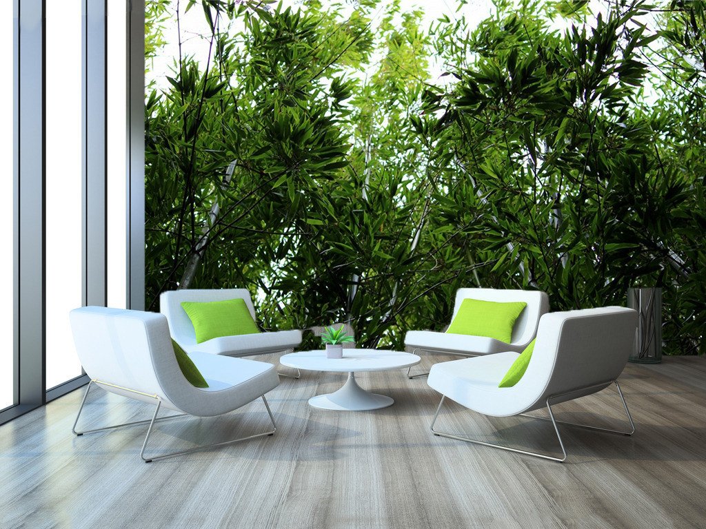 3D Forest Tree Green 033 Wallpaper AJ Wallpaper