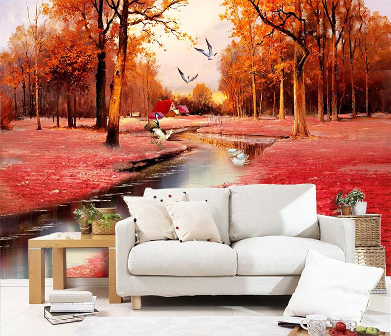 3D Jungle Forest Deer 692 Wallpaper AJ Wallpapers