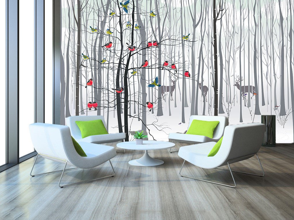 Bare Forest Wallpaper AJ Wallpaper