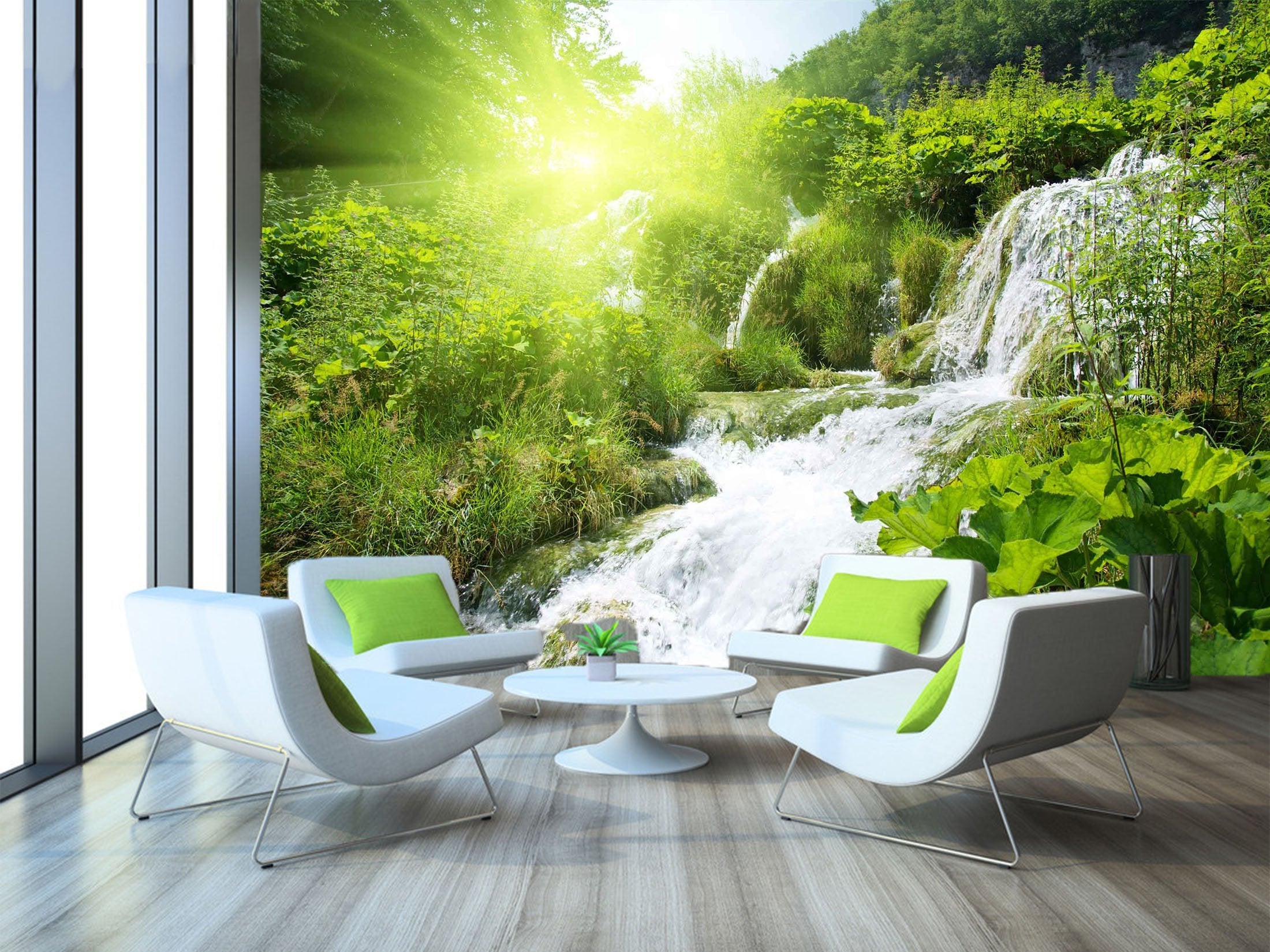 3D Sunshine Grass 719 Wallpaper AJ Wallpaper