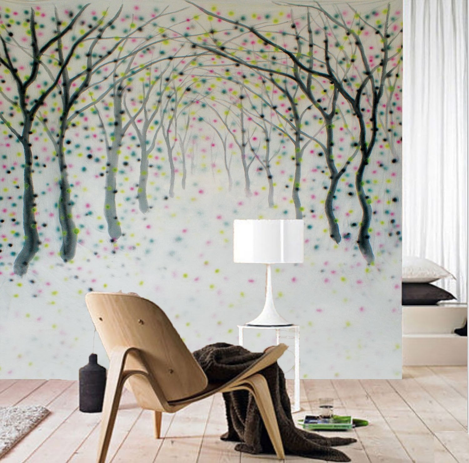 Colorful Trees 4 Wallpaper AJ Wallpaper