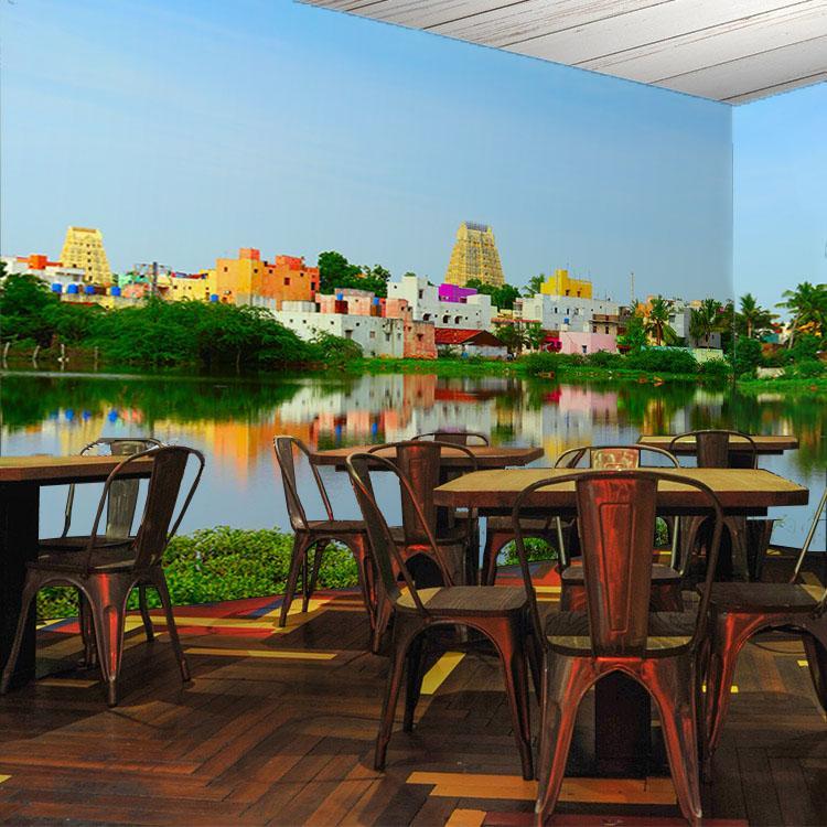 3D Lake House 041 Wallpaper AJ Wallpaper