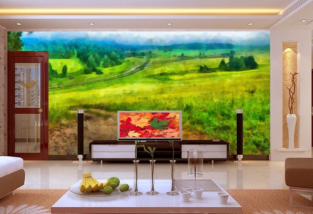 3D Field Land 013 Wallpaper AJ Wallpaper