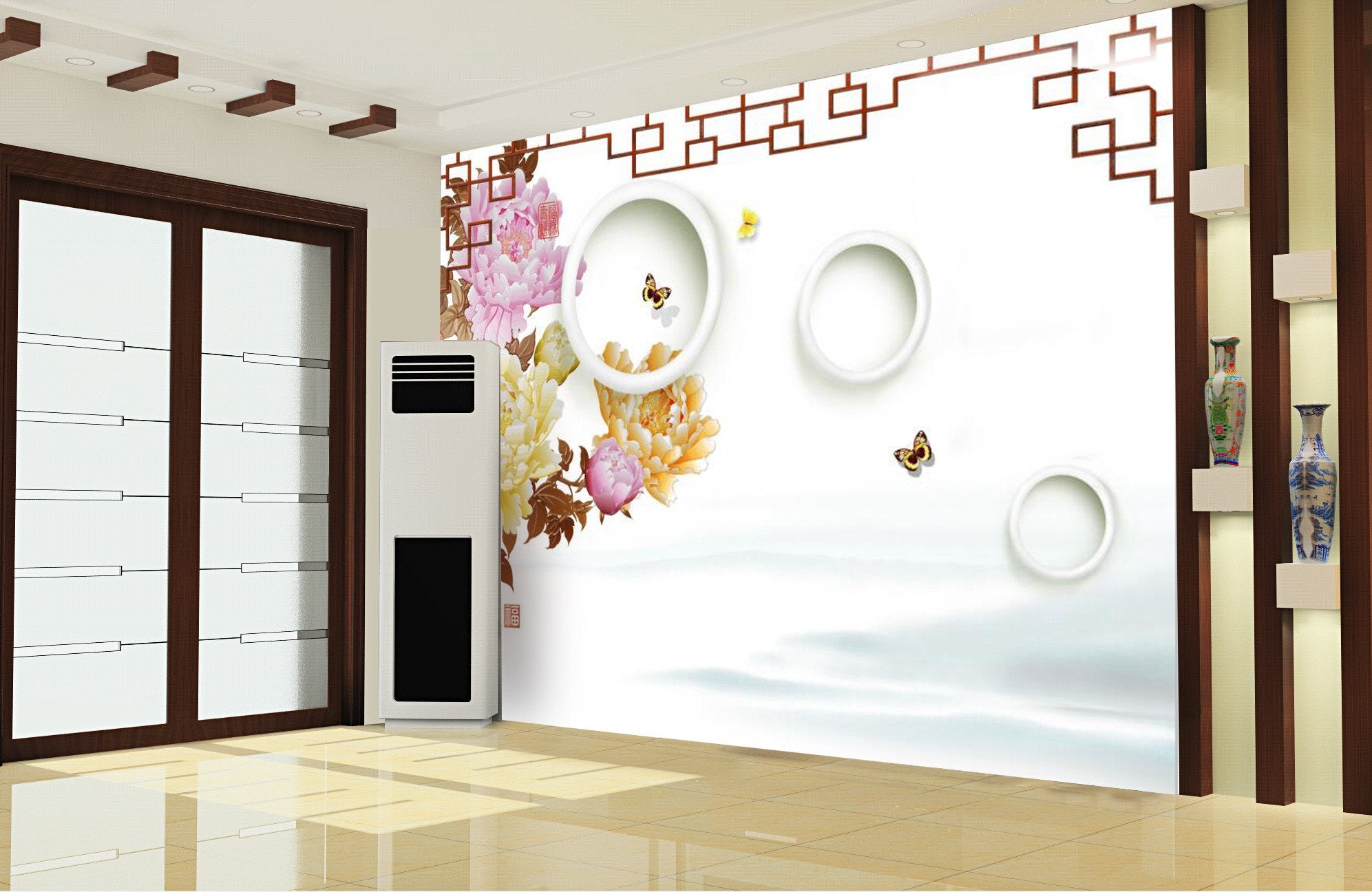 Yellow And Purple Peony 99 Wallpaper AJ Wallpaper 1