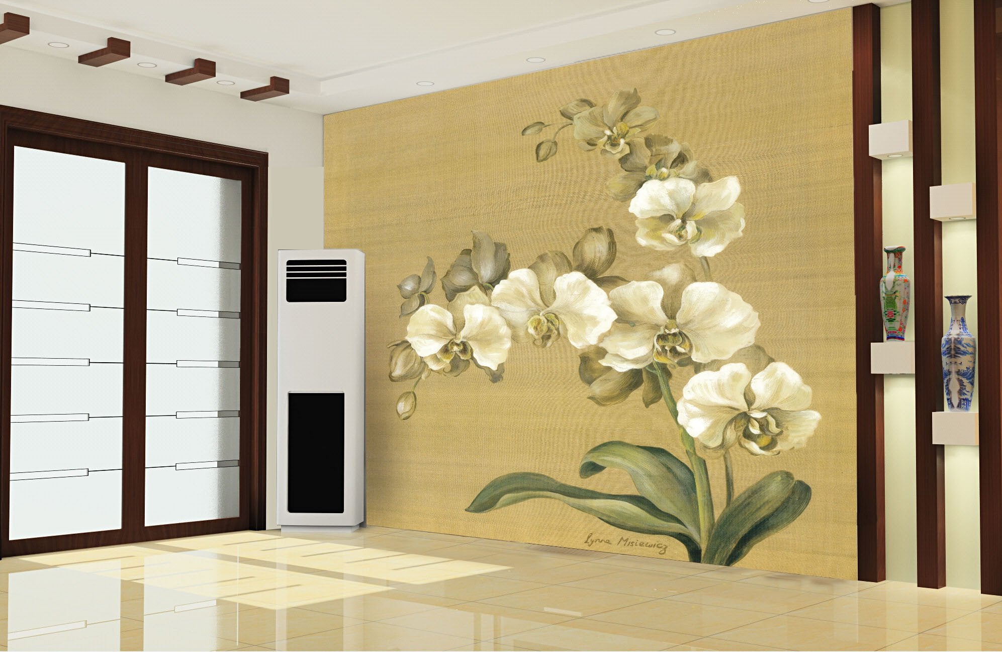 Orchids Wallpaper AJ Wallpaper