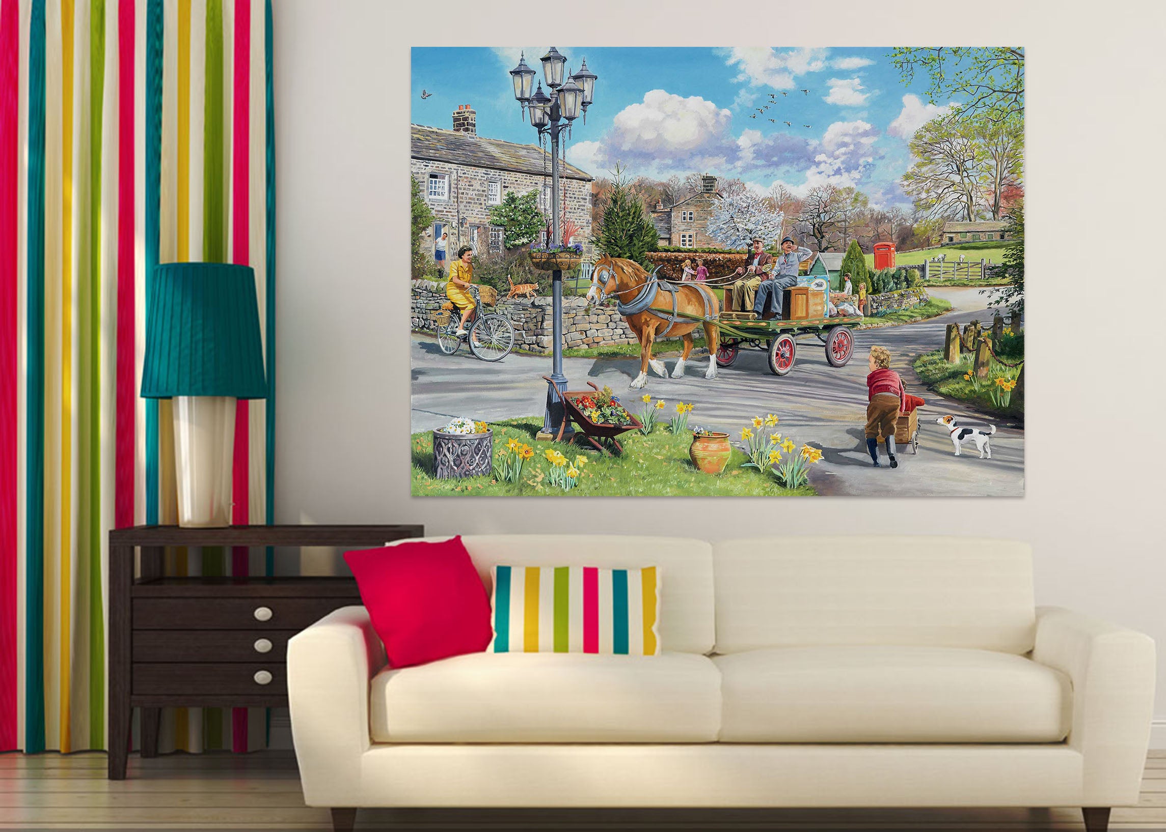3D Carriage 058 Trevor Mitchell Wall Sticker