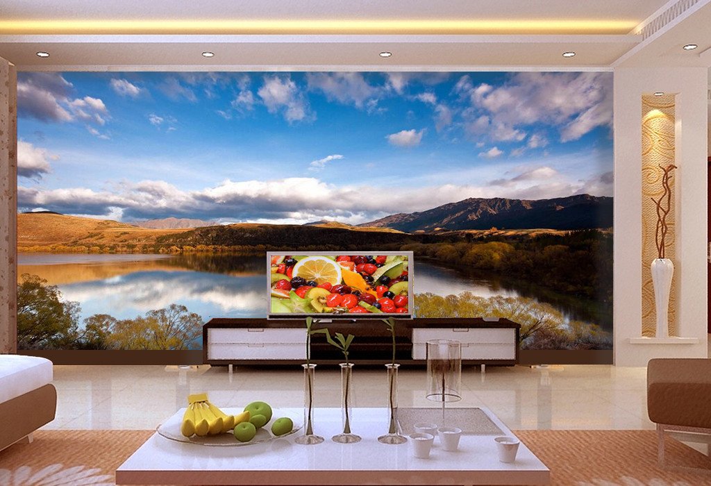 Clouds In Sky And Lake 3 Wallpaper AJ Wallpaper 1