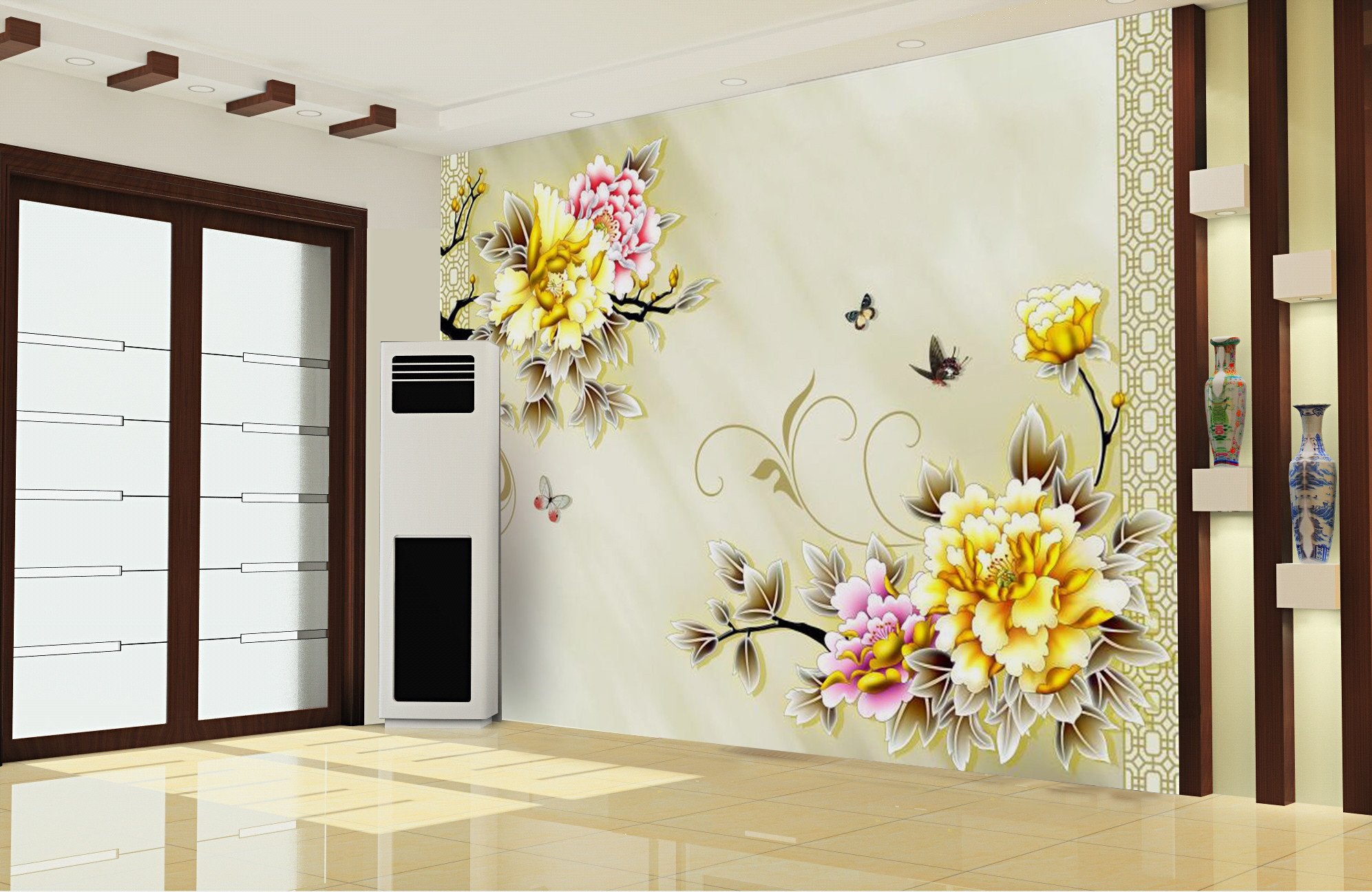 Yellow And Purple Flower 65 Wallpaper AJ Wallpaper 1